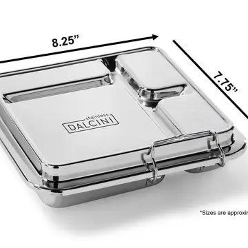 Latching Bento Box - Stainless Steel